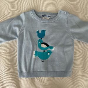 Jacadi Toddler Girl Cotton Sweater, worn once!